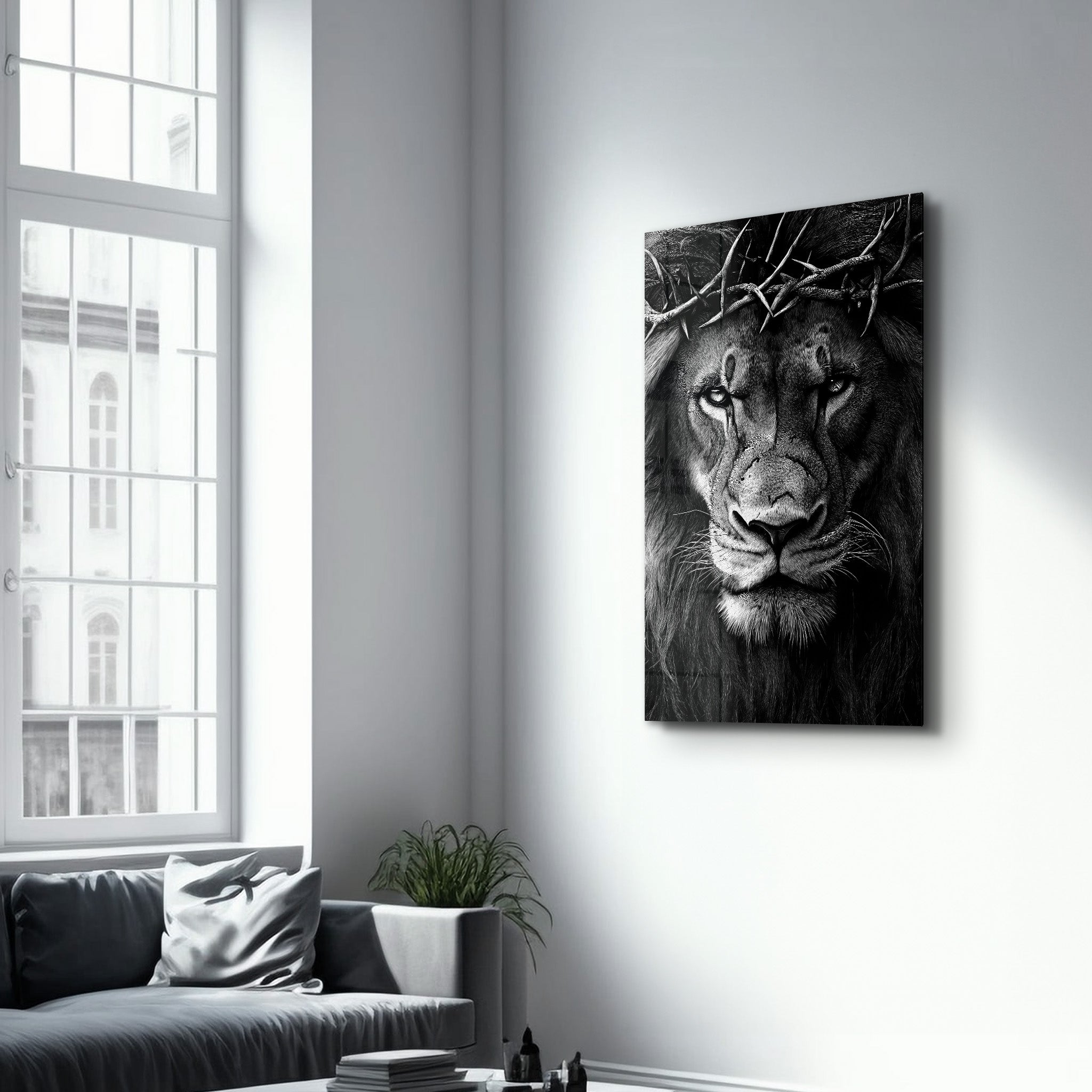 The Path of Strength - Glass Wall Art