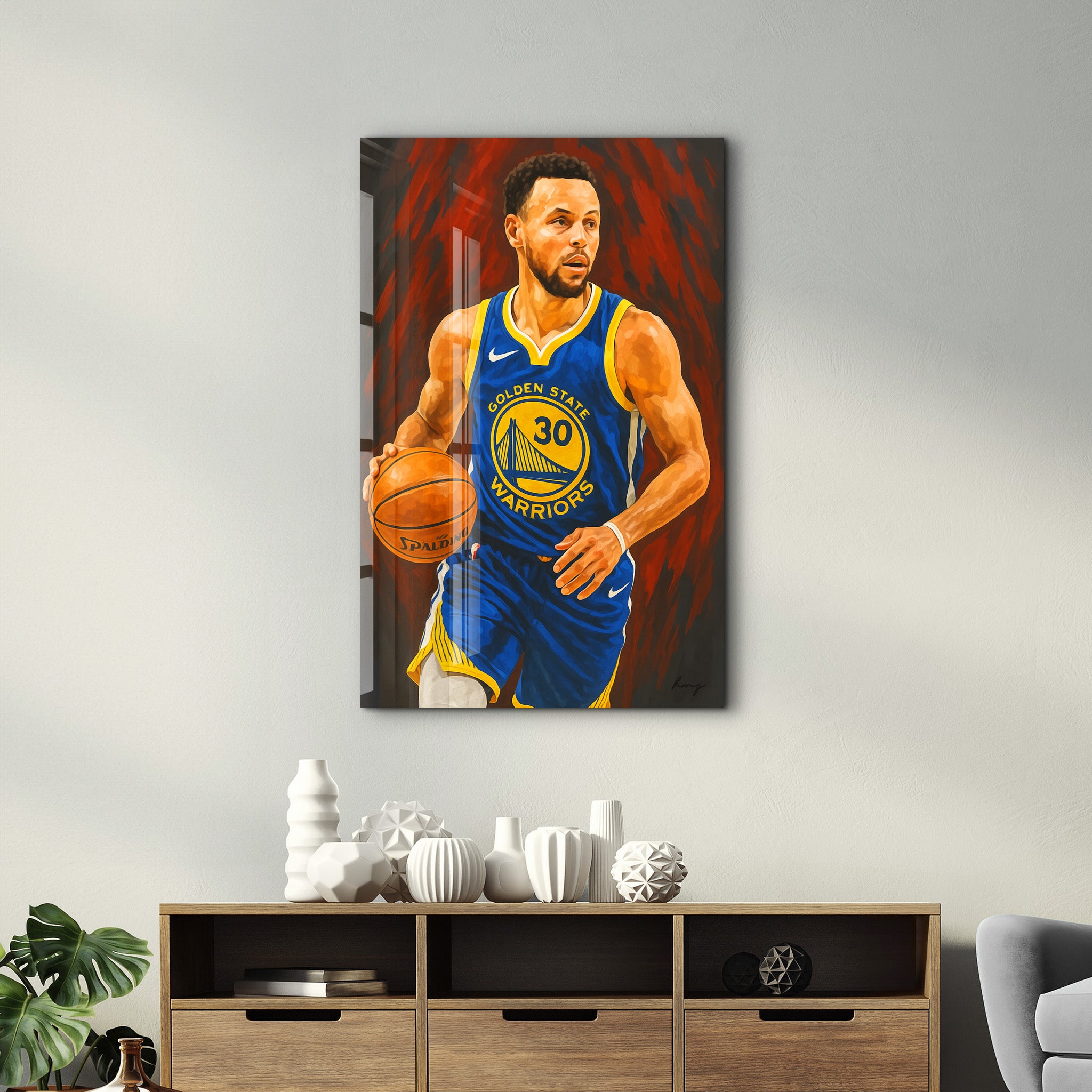 The Sharpshooter – Glass Wall Art by HMZ