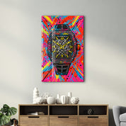 Time Bomb - Richard Mille Graffiti Explosion Glass Wall Art