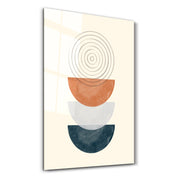 Triple Stack with Concentric Focus - Glass Wall Art