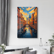 Venice Glow – Glass Wall Art by HMZ