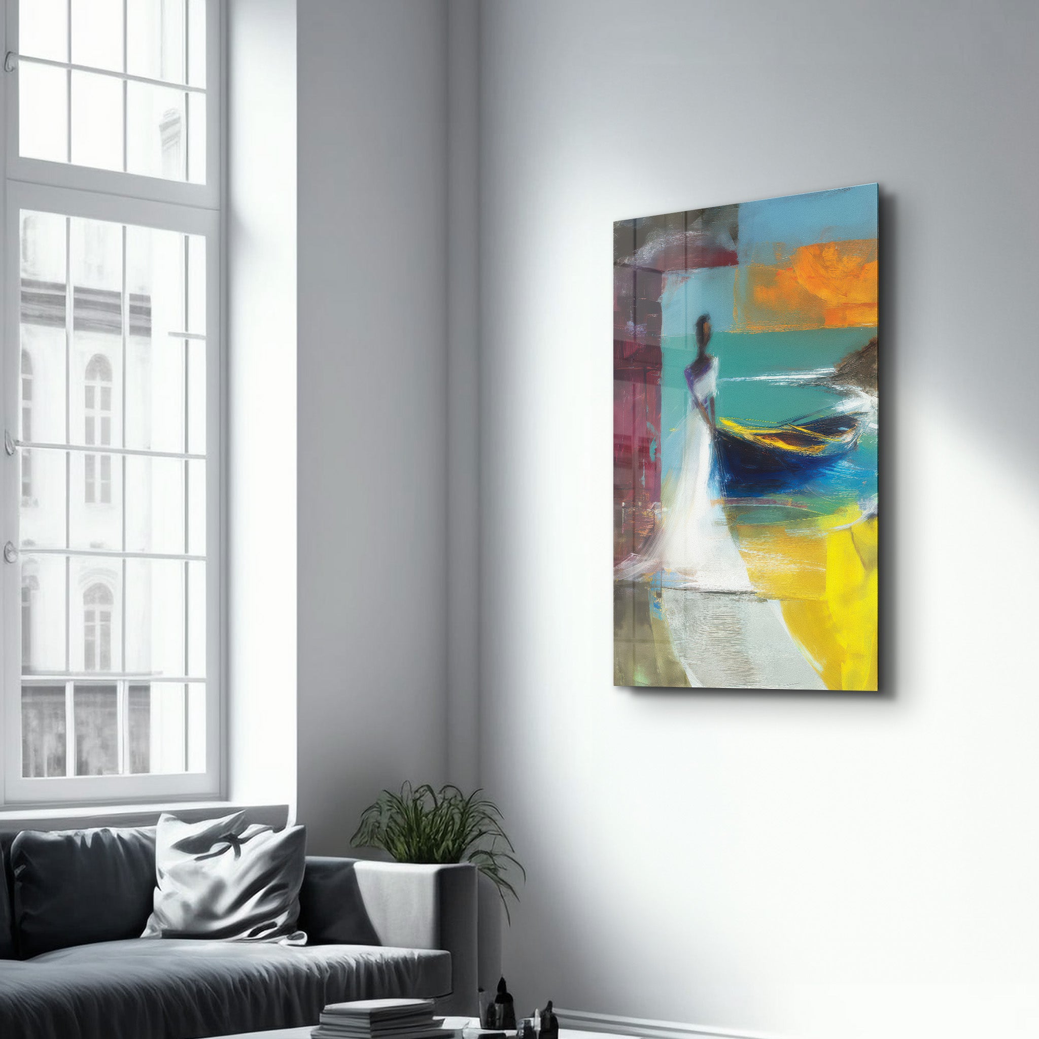 Whispers by the Shore – Glass Wall Art