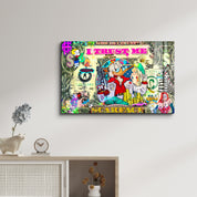 Who Do I Trust? by Mr. Pablo Costa – Glass Wall Art