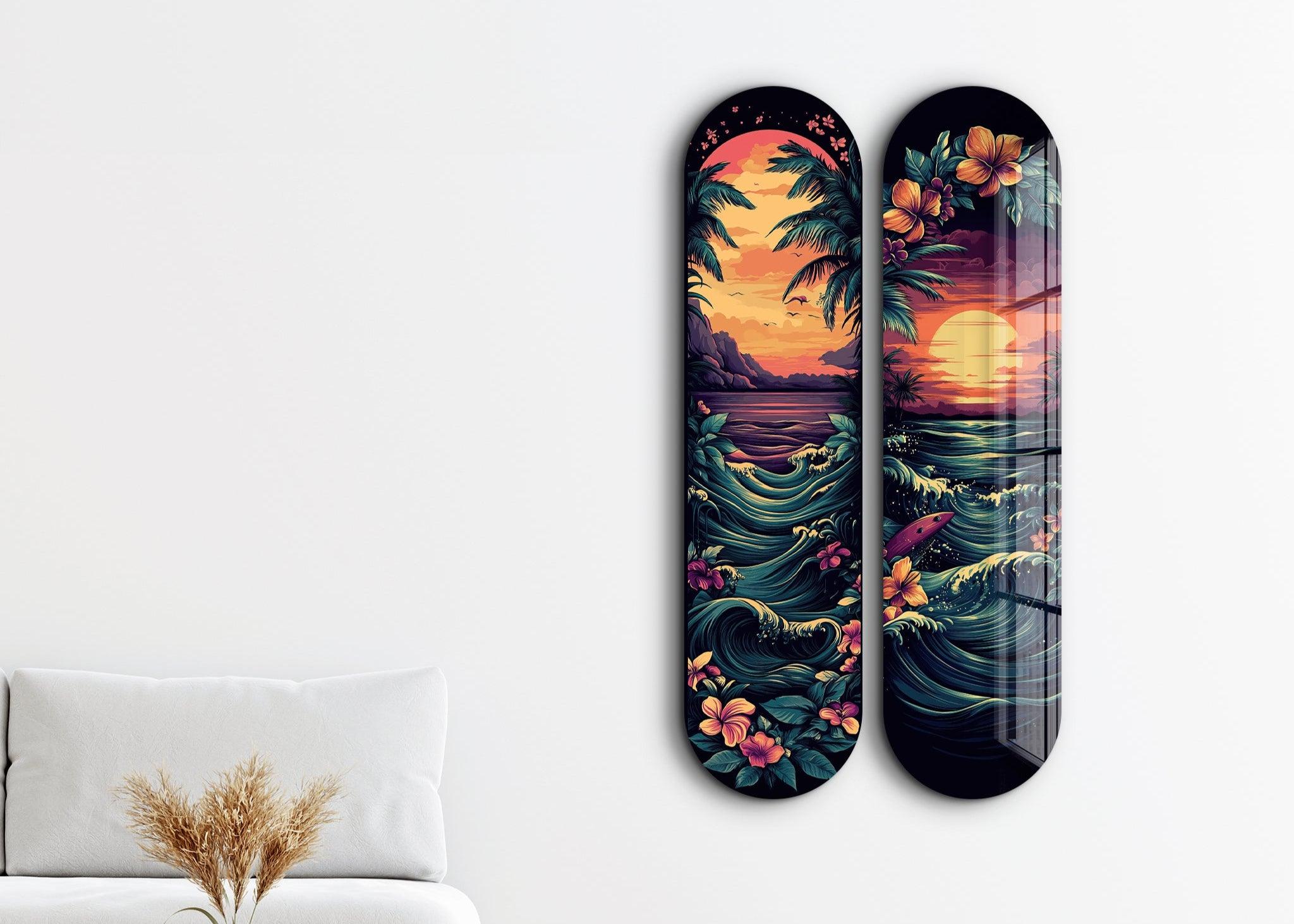 artdesigna-glass-wall-art-skateboard-32-x8-x-2-pcs-vivid-seascape-skateboard-glass-wall-art-64029605790077.jpg