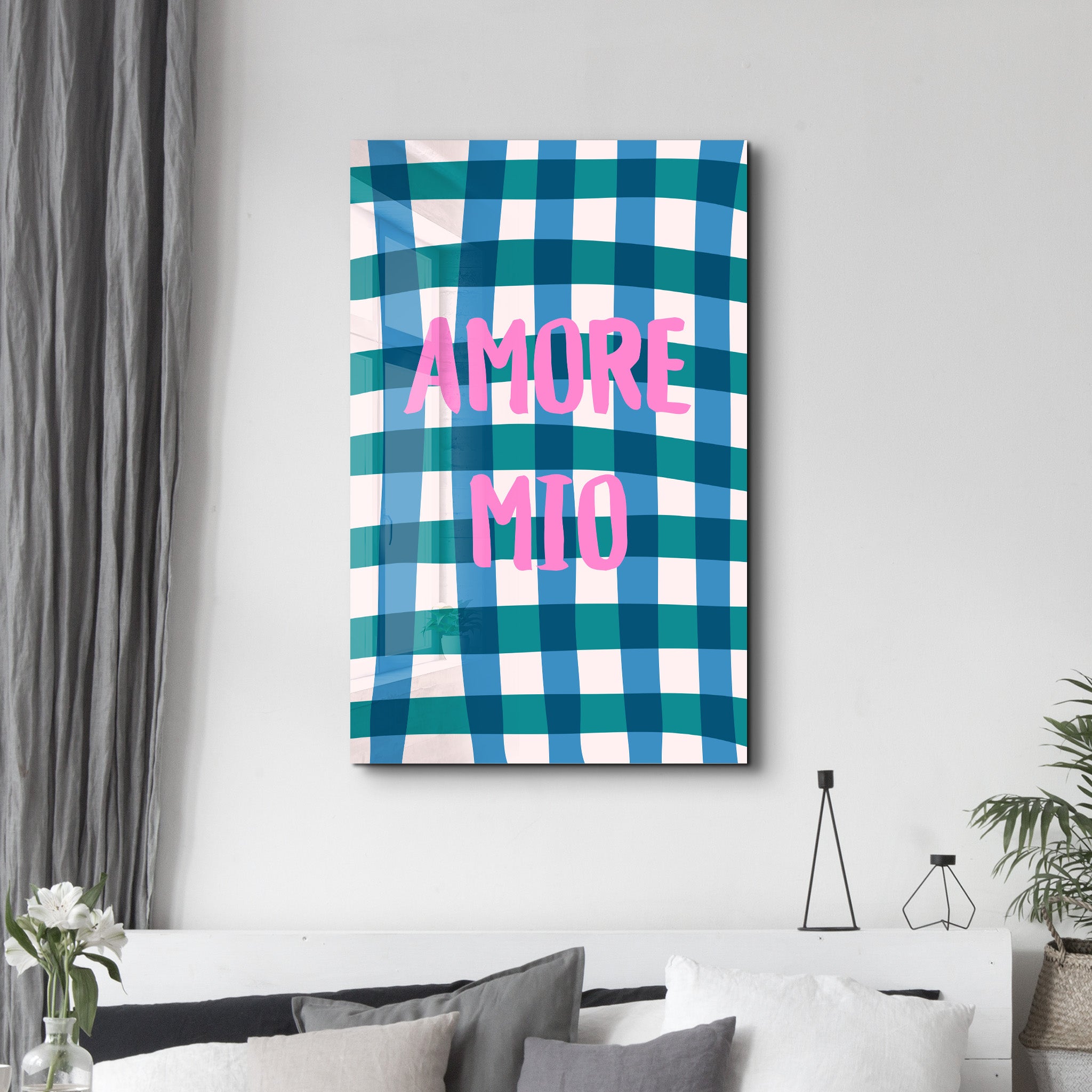 AMORE MIO | Glass Wall Art