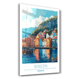 Bergen Norway 2-Travel Posters | Glass Wall Art