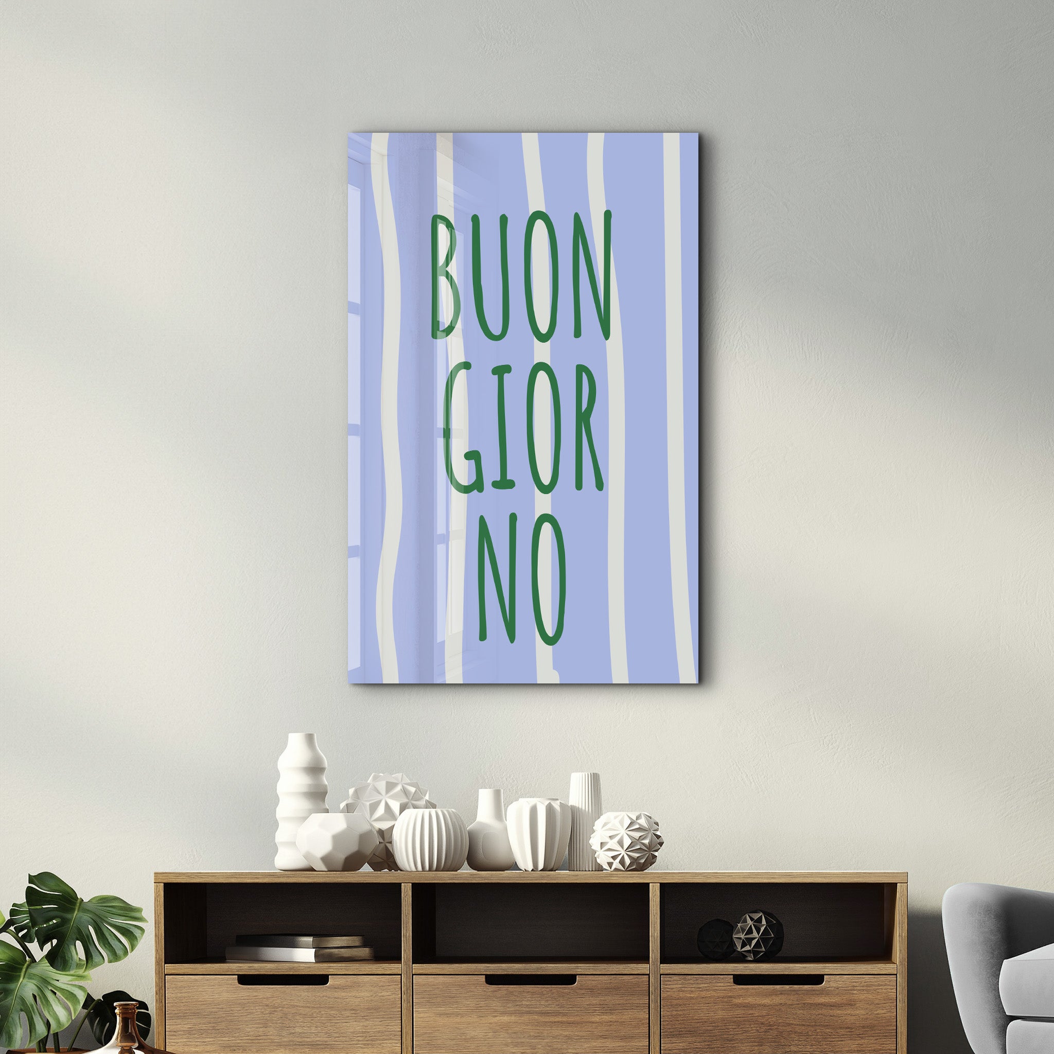 BUONGIORNO | Glass Wall Art