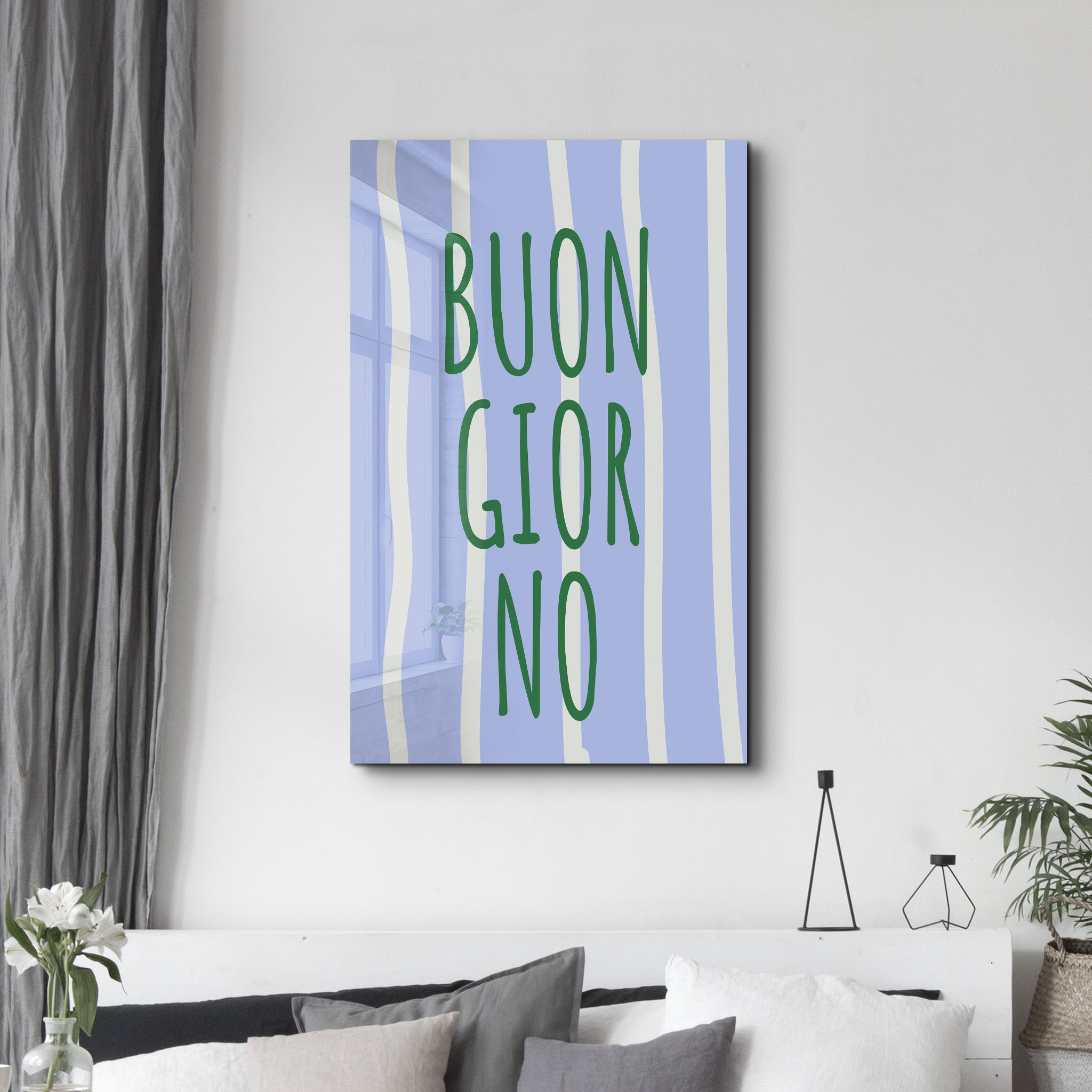 BUONGIORNO | Glass Wall Art