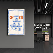 CIN CIN 2 | Glass Wall Art