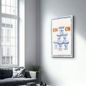 CIN CIN 2 | Glass Wall Art