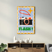 FLASH! | Glass Wall Art