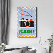 FLASH! | Glass Wall Art