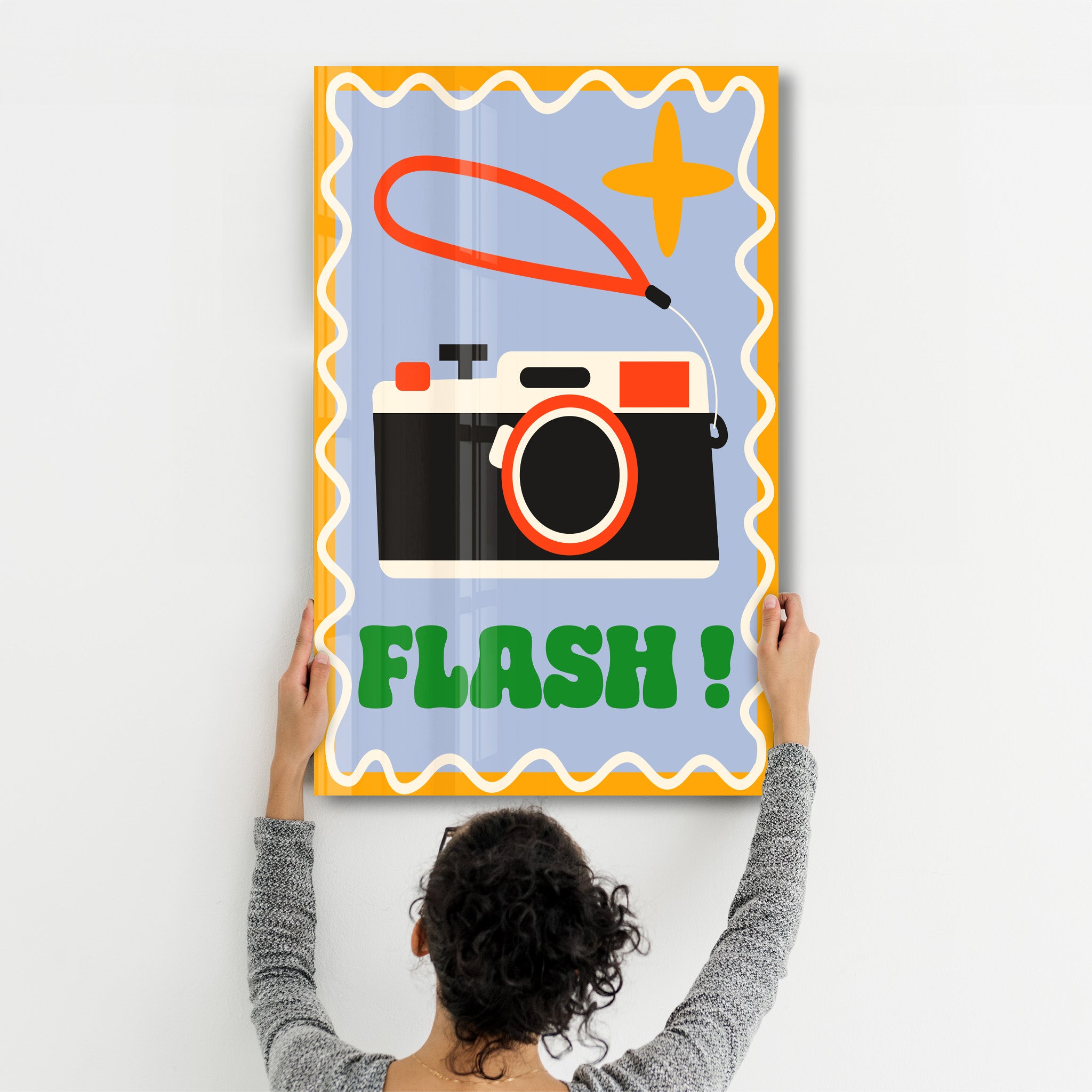 FLASH! | Glass Wall Art
