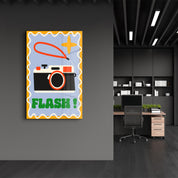 FLASH! | Glass Wall Art