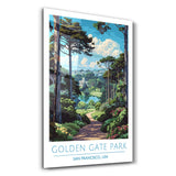 Golden Gate Park 2-San Francisco USA-Travel Posters | Glass Wall Art