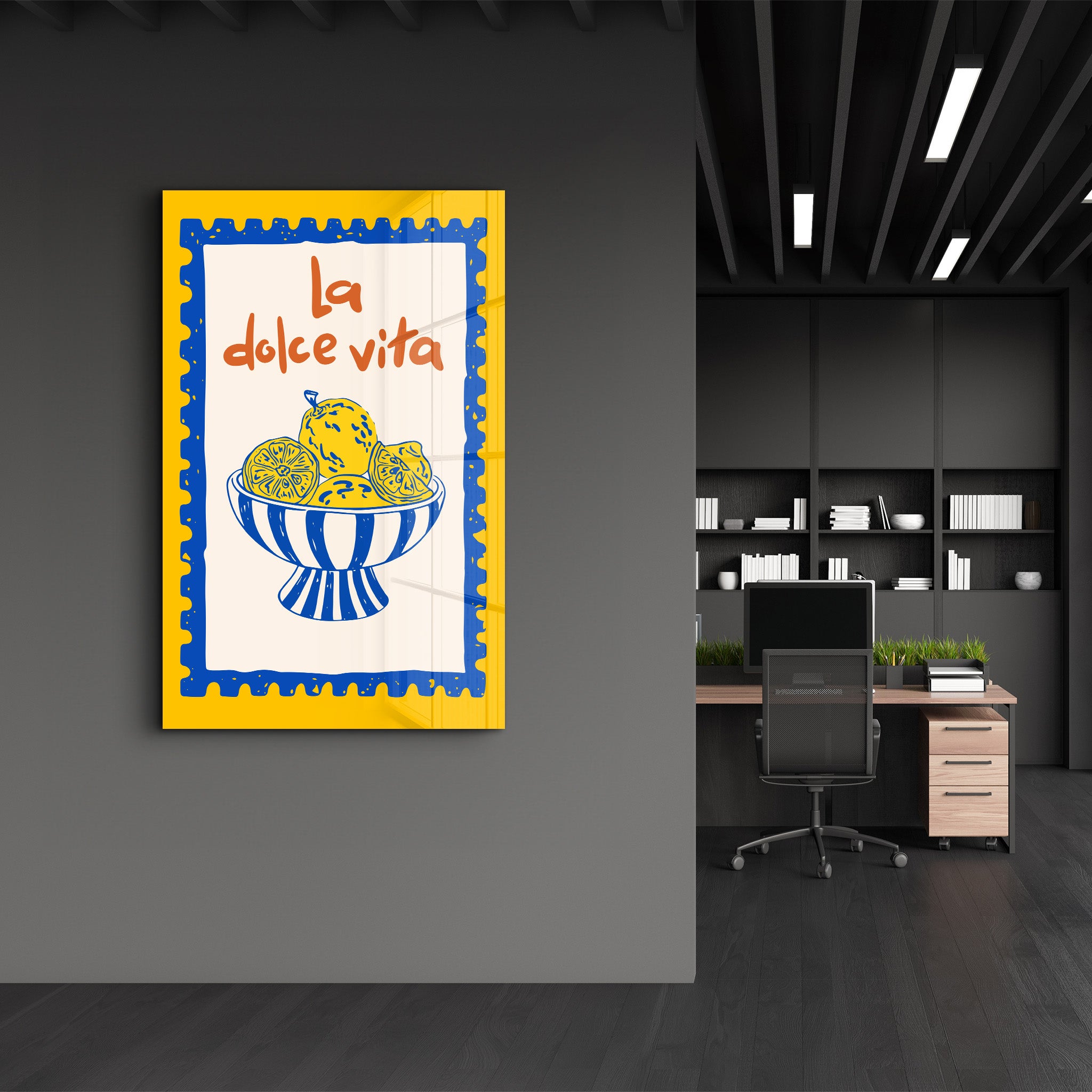 La Dolce Vita | Glass Wall Art