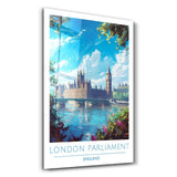 London Parliament England 2-Travel Posters | Glass Wall Art