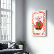 Mister Tomato | Glass Wall Art