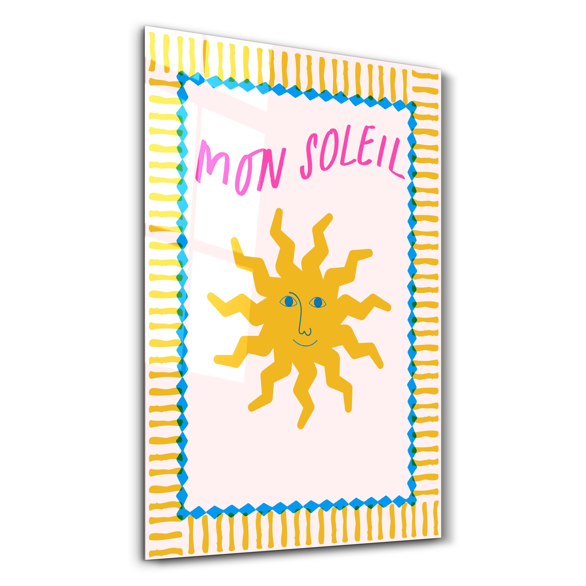 Mon Soleil | Glass Wall Art