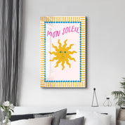 Mon Soleil | Glass Wall Art