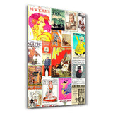 Retro Magazine Covers-3 | Glass Wall Art