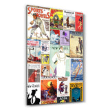Retro Magazine Covers-4 - Glass Wall Art