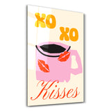 XO XO | Glass Wall Art