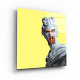 ."Angry Lollipop - Sculpture". Contemporary Collection Glass Wall Art