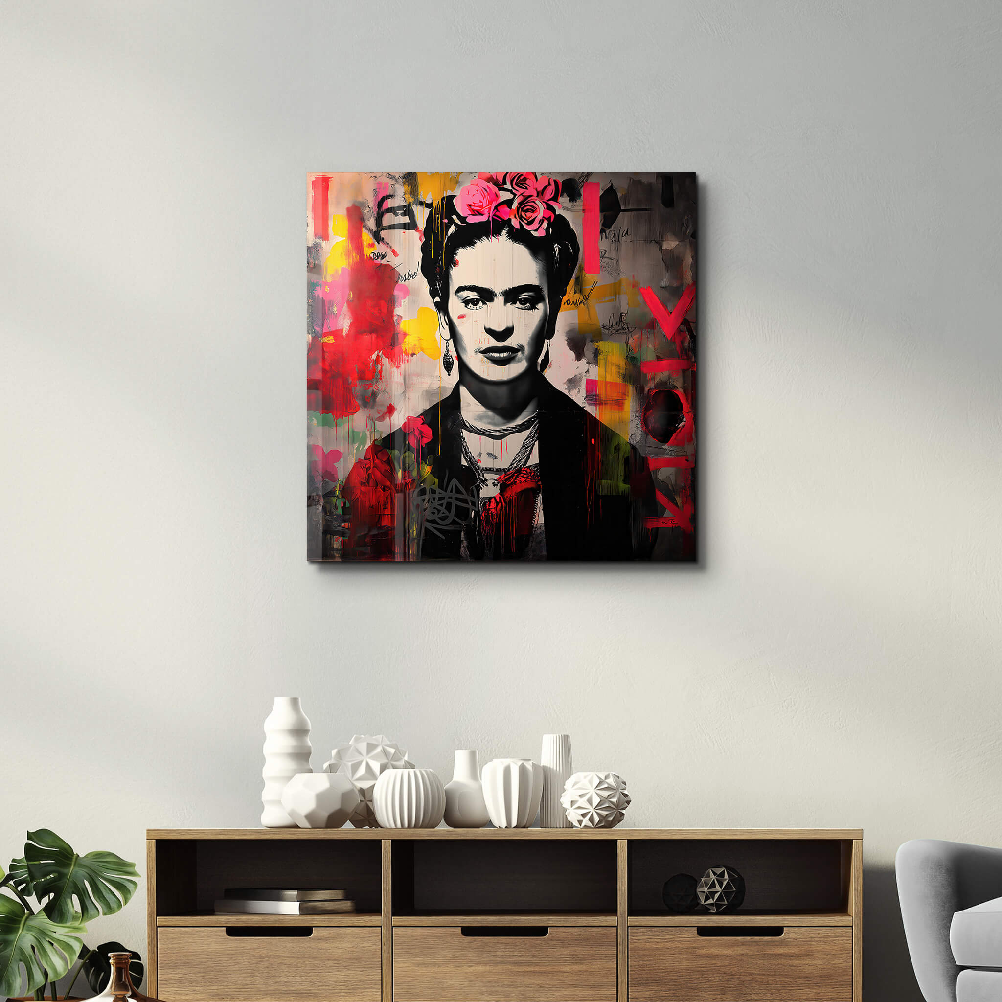 Color of Defiance | Glass Wall Art