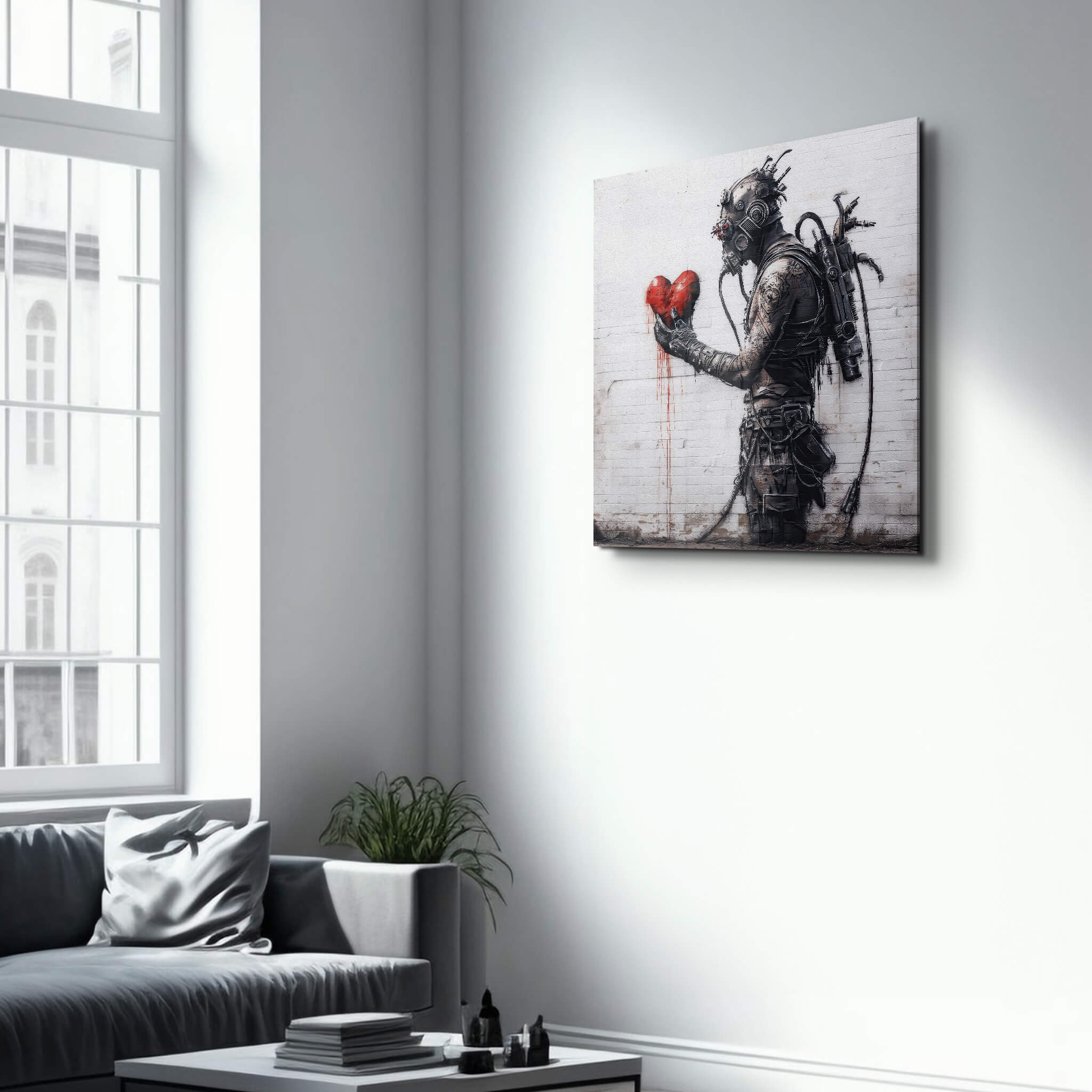 Cyberpunk Street Art | Glass Wall Art