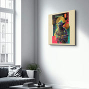 Galactic Mind: Yoda Rewired | Glass Wall Art