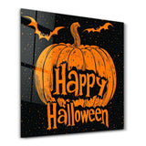 Happy Halloween 2 | Halloween Glass Wall Art