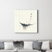 Journey in Silence | Glass Wall Art