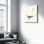 Journey in Silence | Glass Wall Art