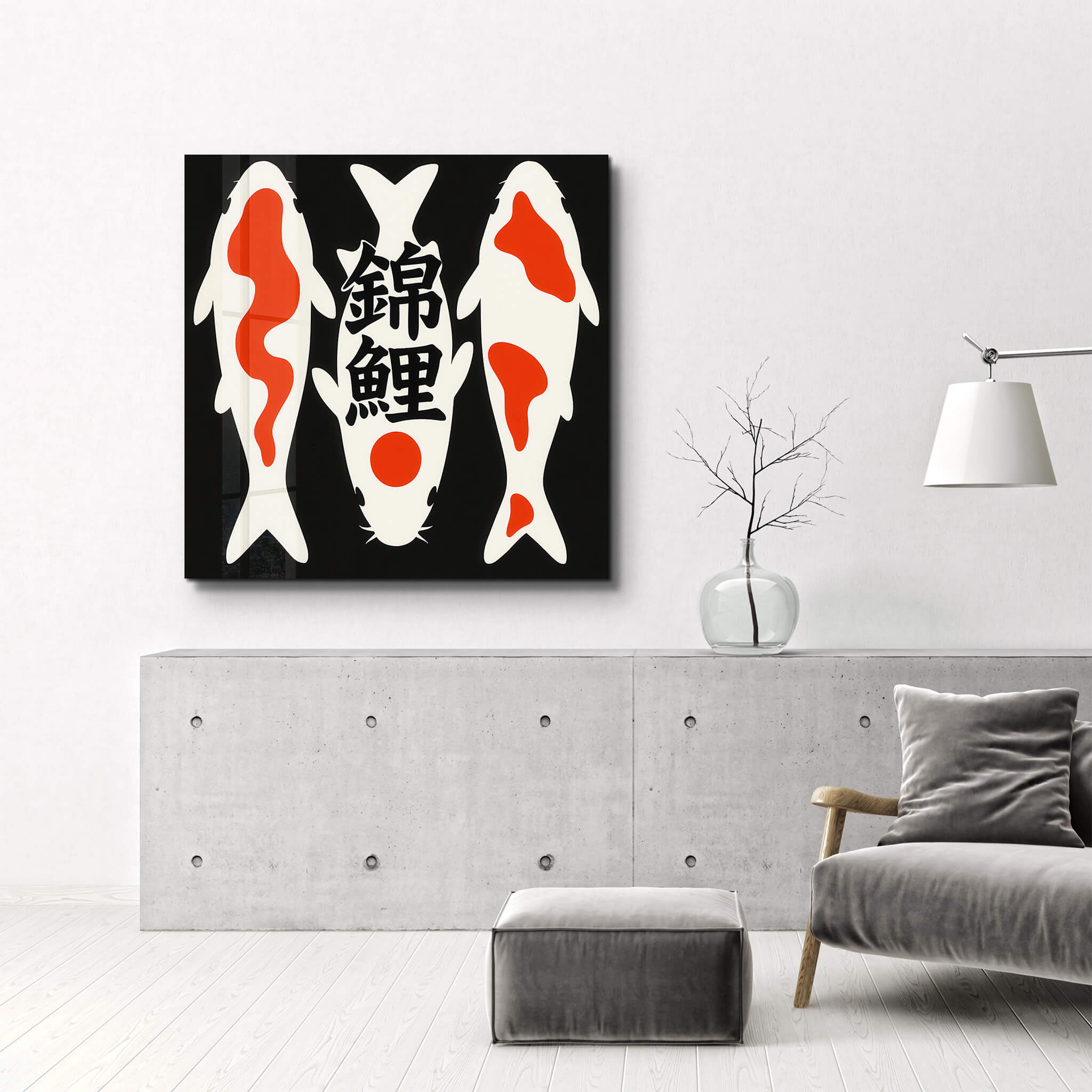 KOI KOI | Glass Wall Art