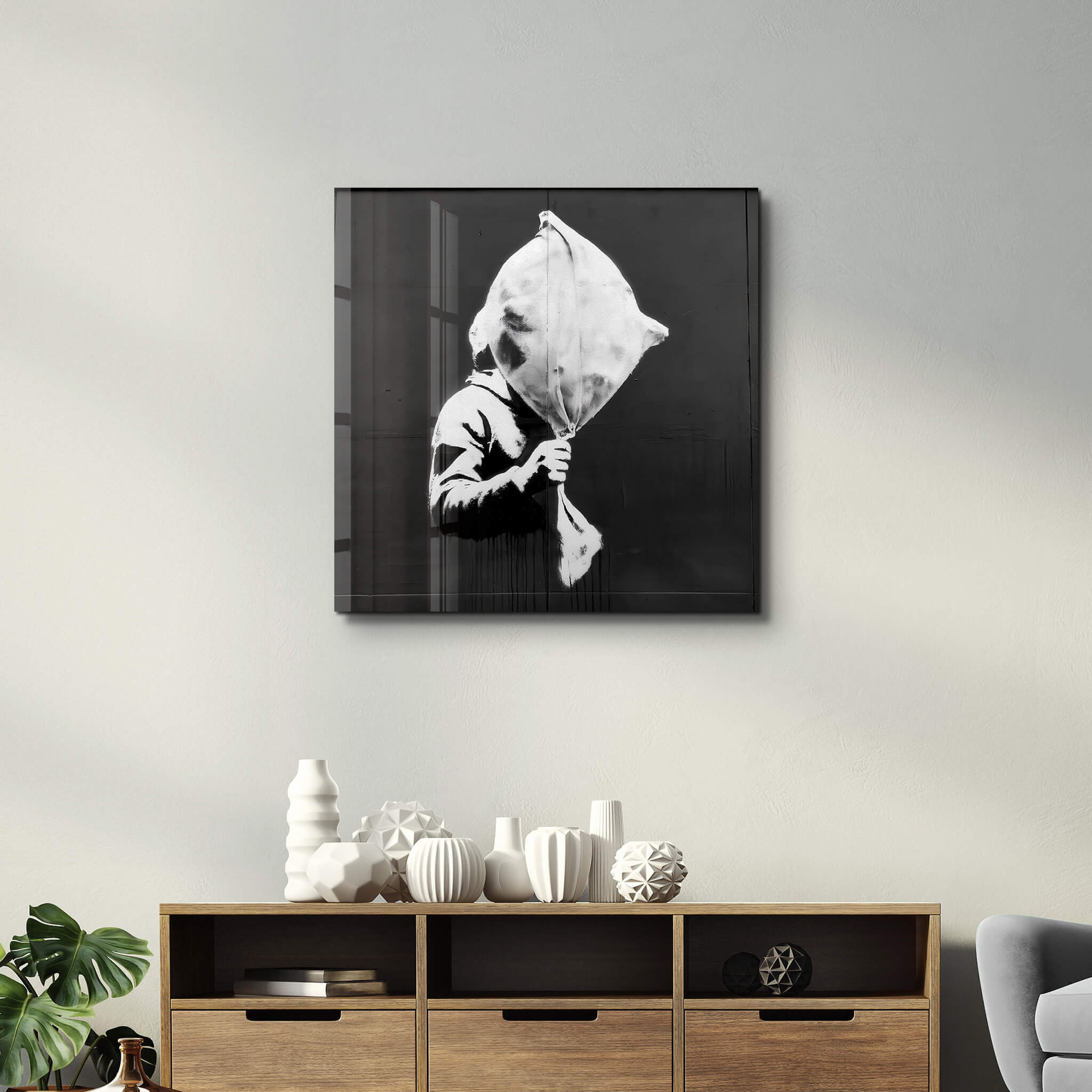 Never be ashamed | Glass Wall Art