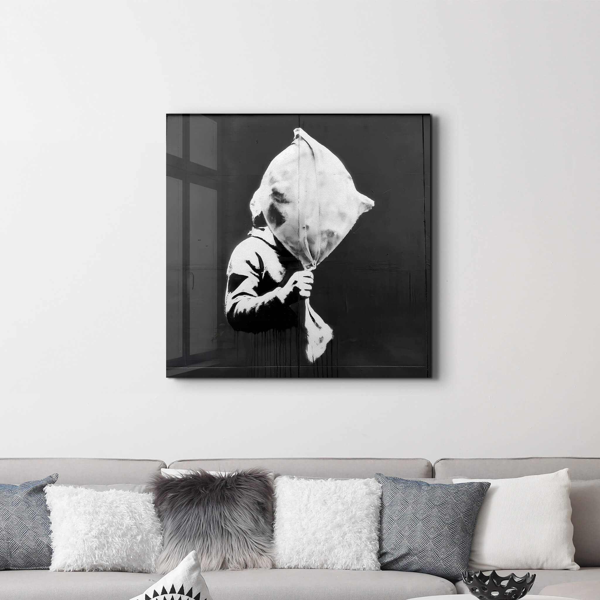 Never be ashamed | Glass Wall Art