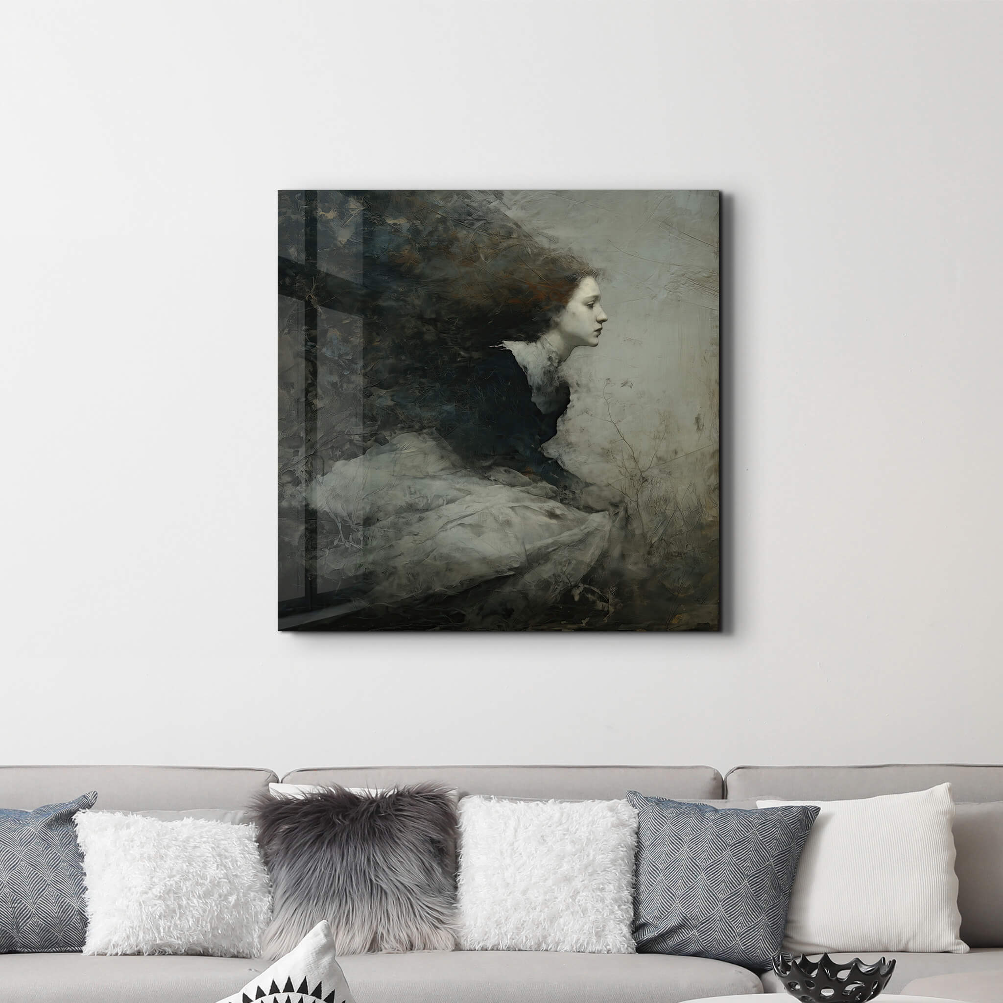 She Who Remains | Glass Wall Art