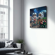 Space Farming | Glass Wall Art