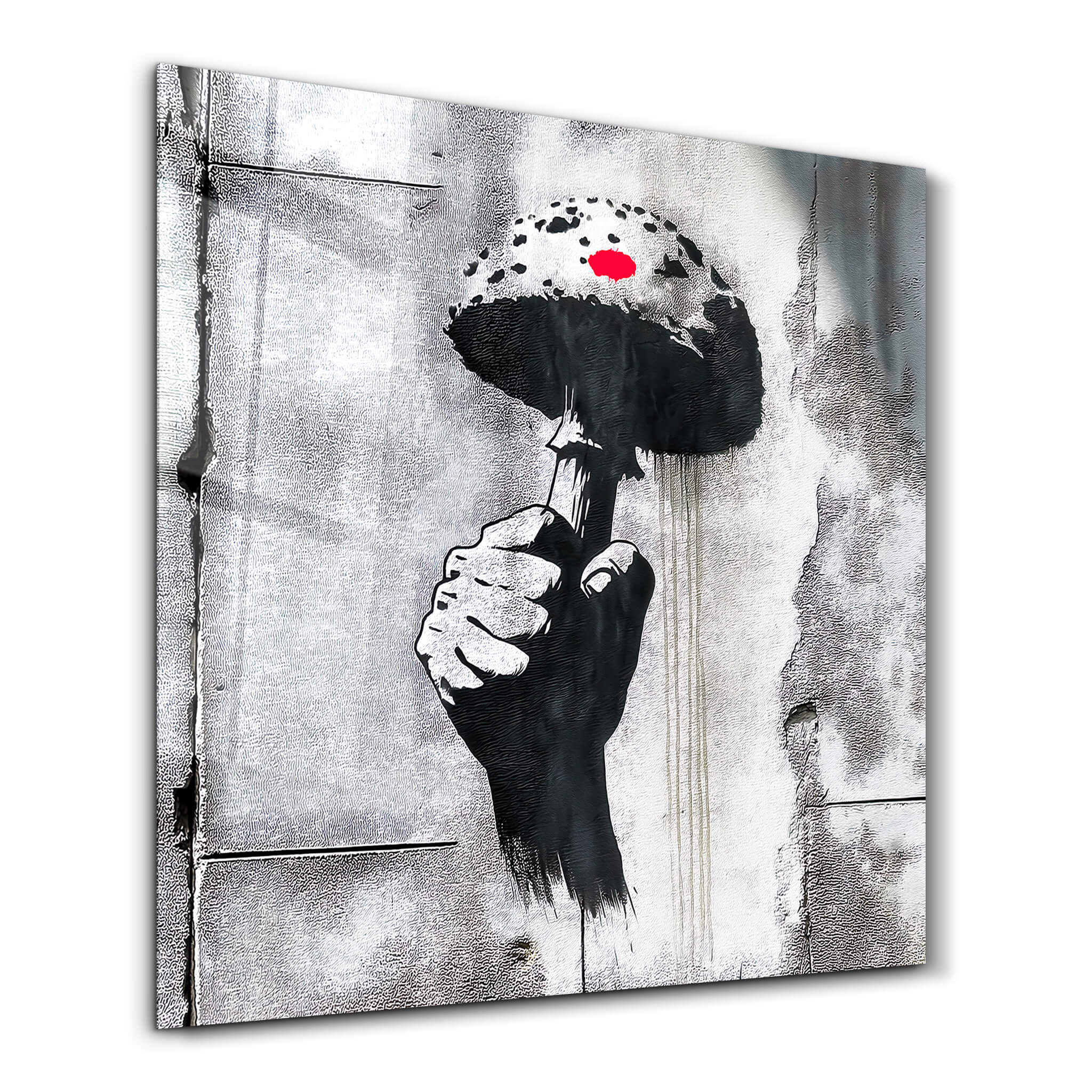 The Uprising: Mushroom Manifesto | Glass Wall Art