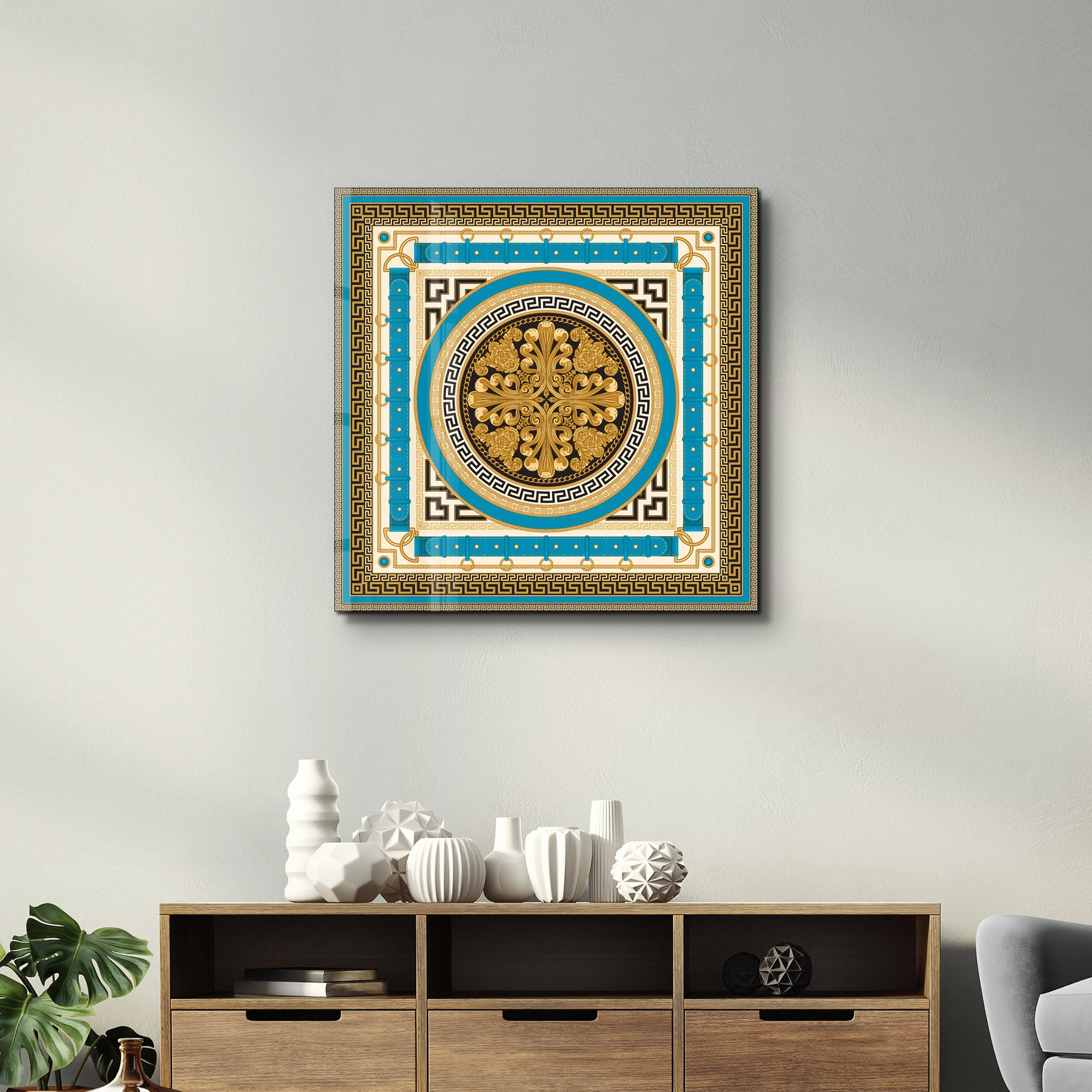 Timeless Motif | Glass Wall Art