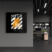 Watch Your Back | Glass Wall Art