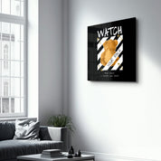 Watch Your Back | Glass Wall Art