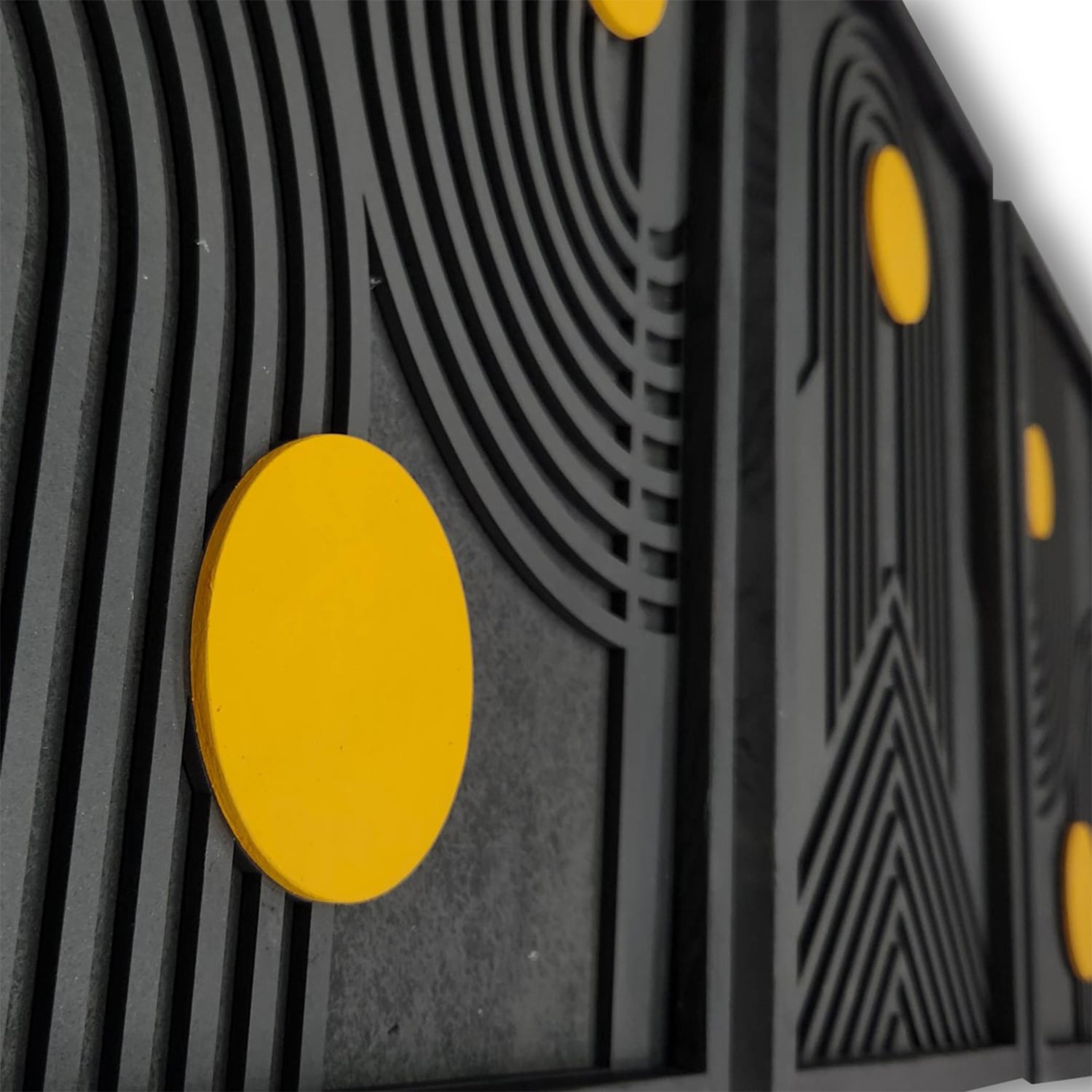 Solar Orbit Wooden Wall Art – Trio