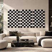 Black and White | Wood Wall Sculpture
