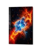 Cobalt Core | Glass Wall Art