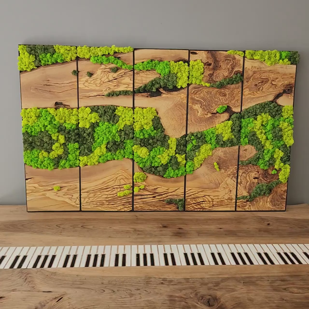 Unexplored Moss Forest | Premium Handmade Wall Sculptures