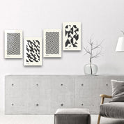 ."Bauhaus 3 Quadro". Contemporary Gallery Collection Glass Wall Art - ArtDesigna Glass Printing Wall Art