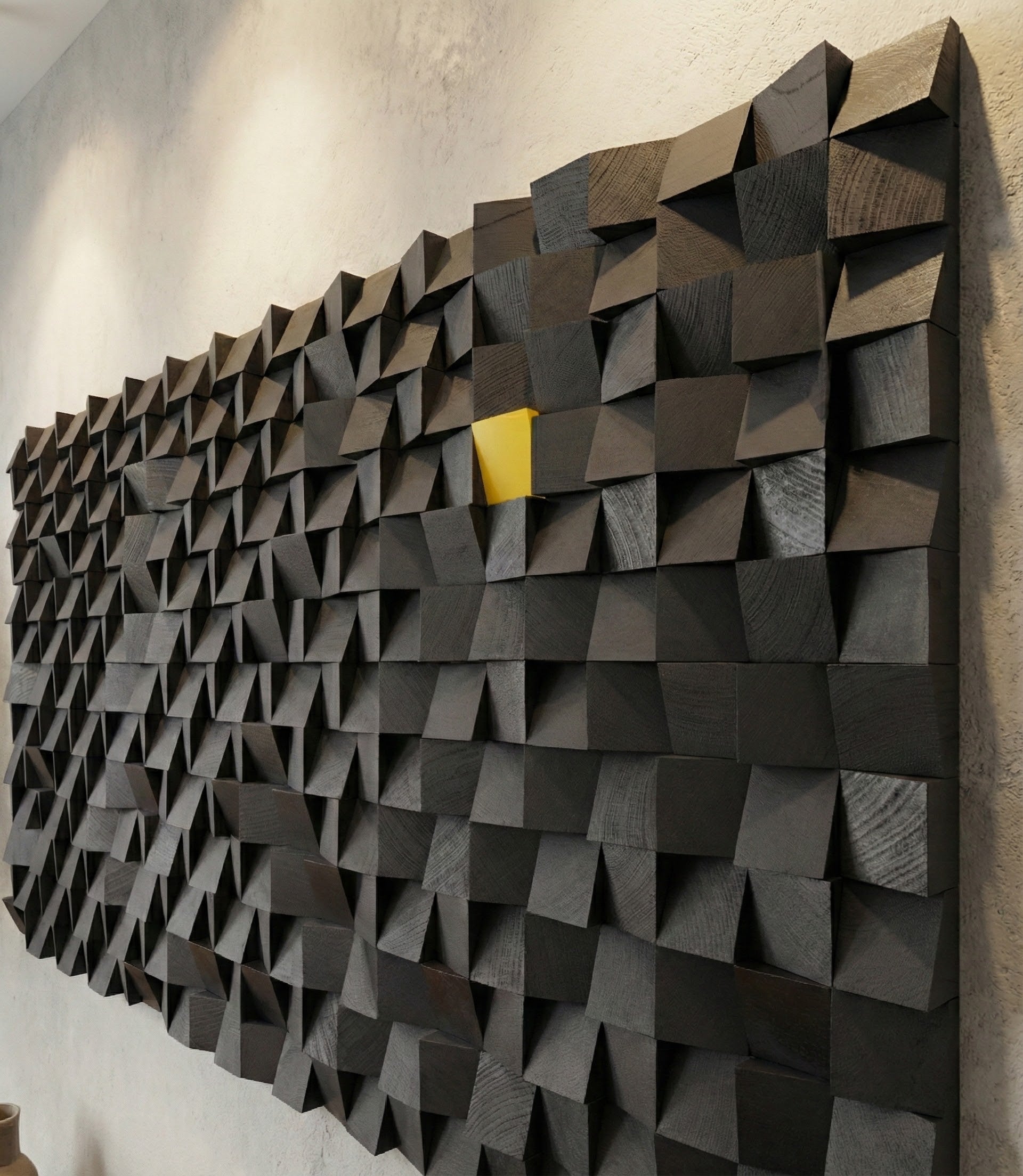 ・"Stand out from the Crowd"・Premium Wood Handmade Wall Sculpture - Limited Edition