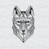 ・"Wolf Head"・Premium Metal Wall Art - Limited Edition